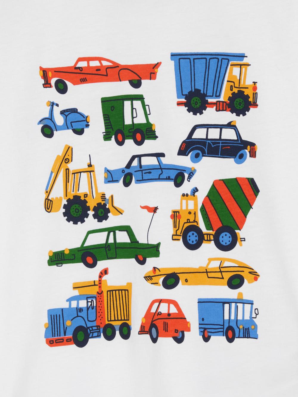 Áo thun cotton họa tiết