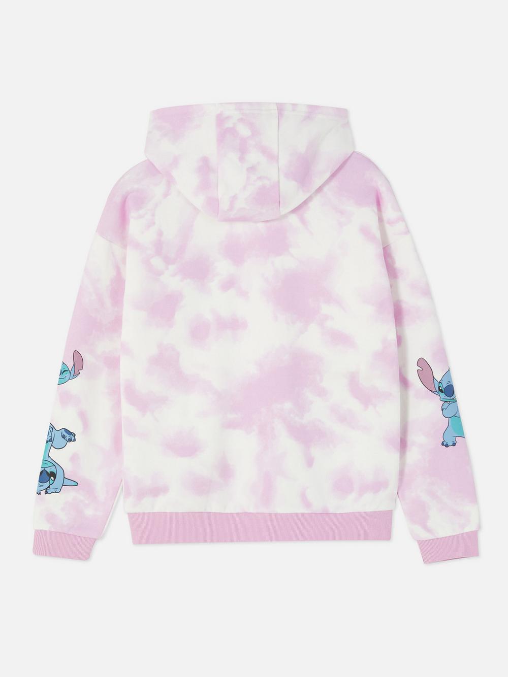 Áo hoodie nhuộm loang Lilo &amp; Stitch của Disney