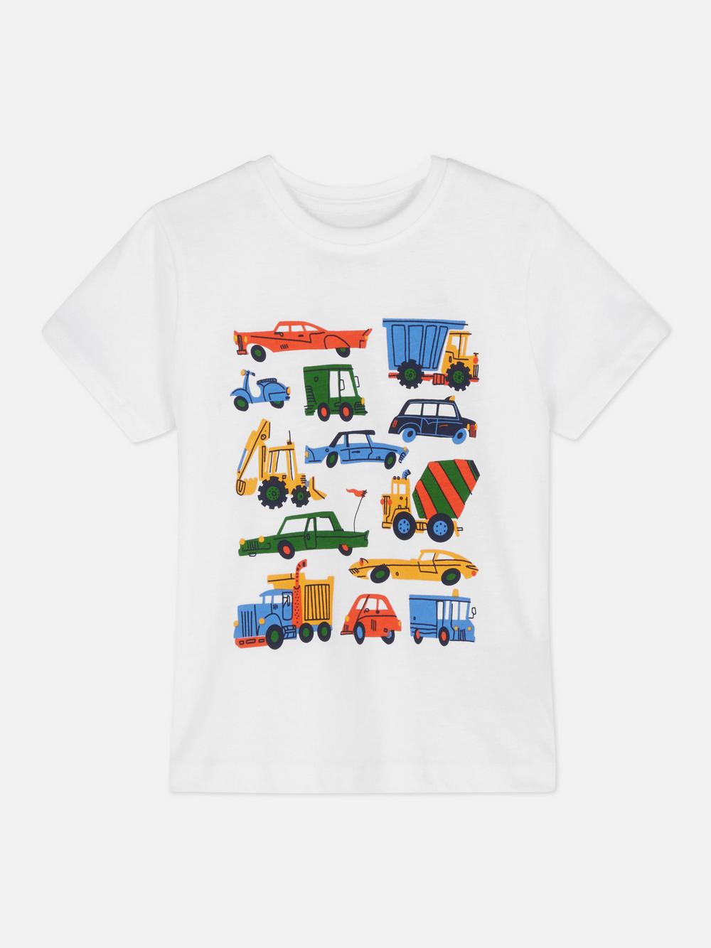 Áo thun cotton họa tiết