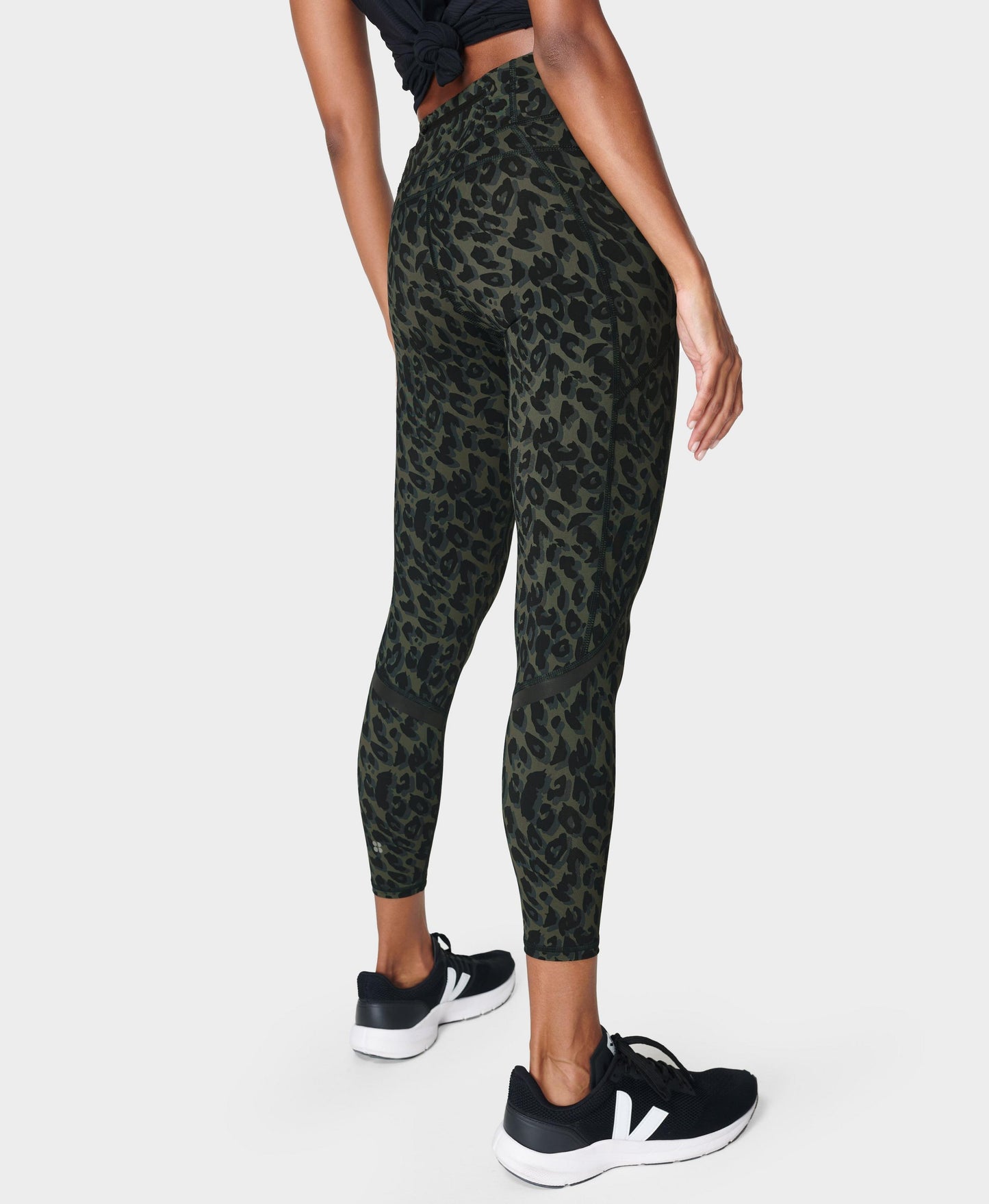 Quần legging chạy bộ cạp cao 7/8