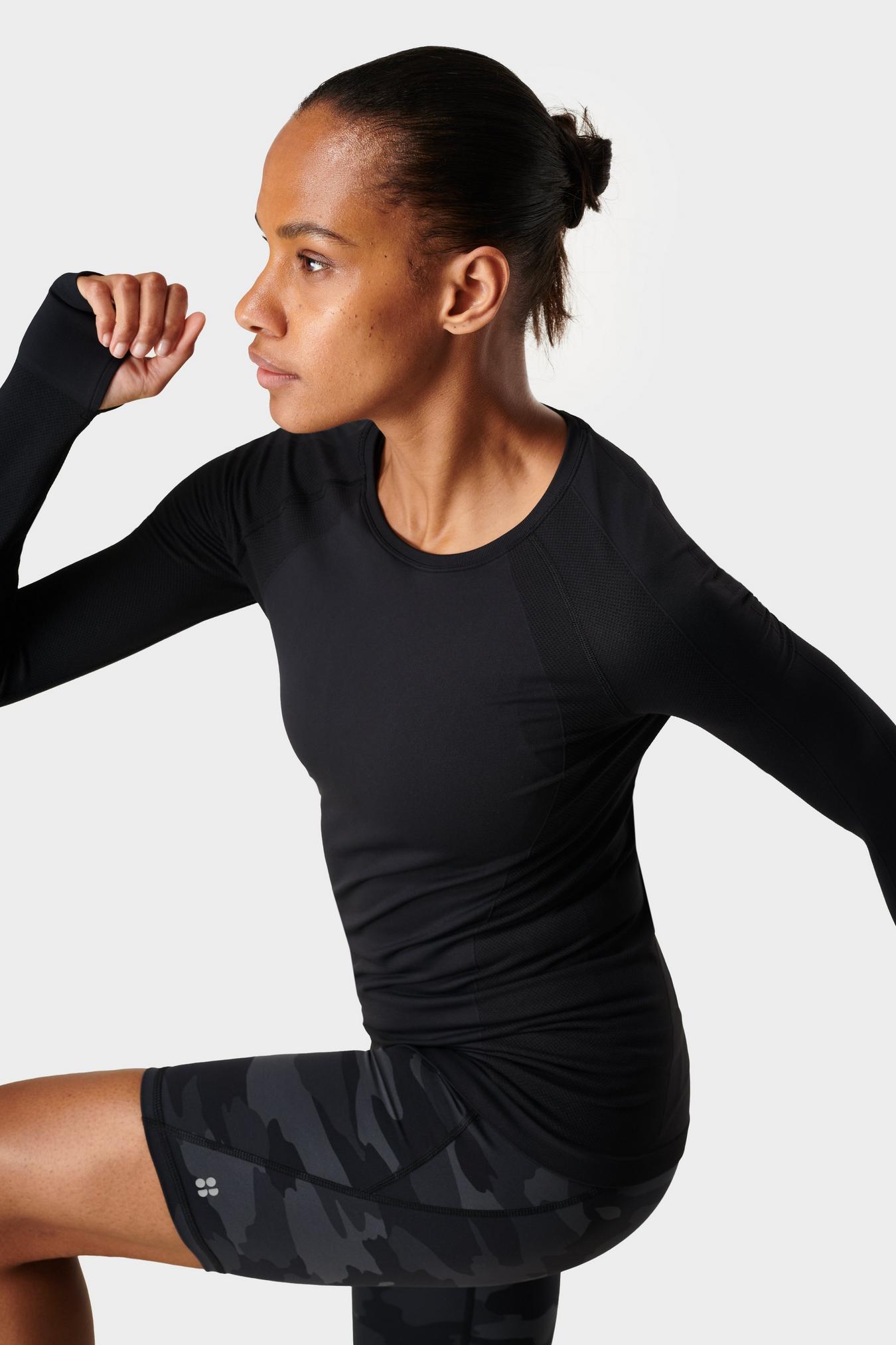 Áo thun dài tay thể thao Athlete Seamless Gym